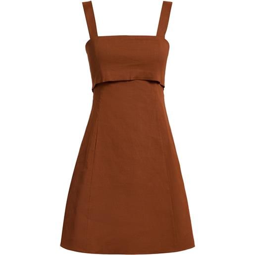 THEORY - vestito corto - marrone