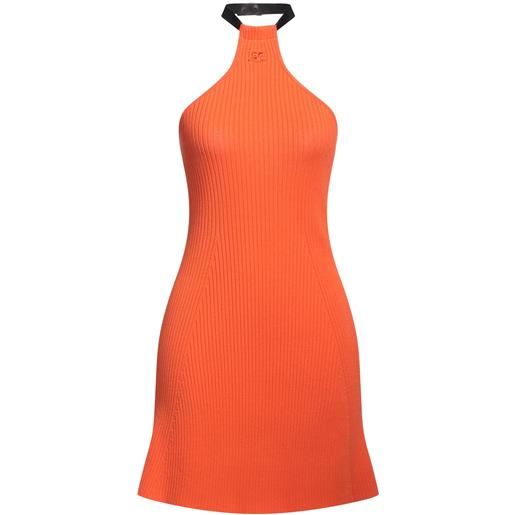 COURRÈGES - vestito corto - arancione