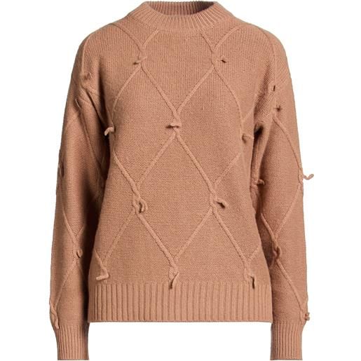 N.O.W. ANDREA ROSATI CASHMERE - pullover - cammello