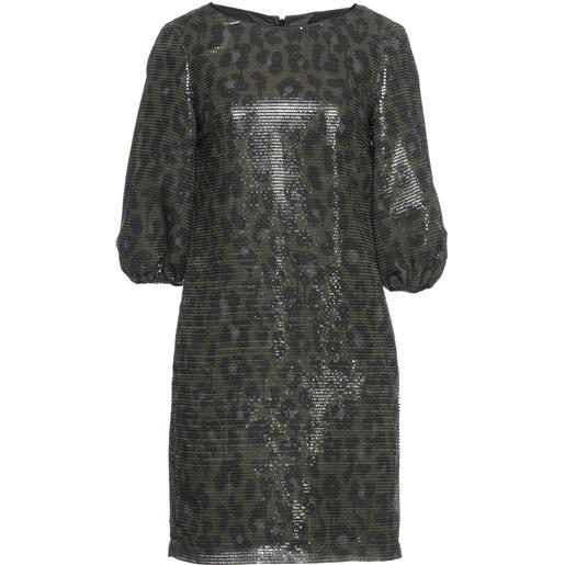 BOUTIQUE MOSCHINO - vestito corto - verde militare