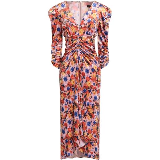 ISABEL MARANT - vestito midi - arancione