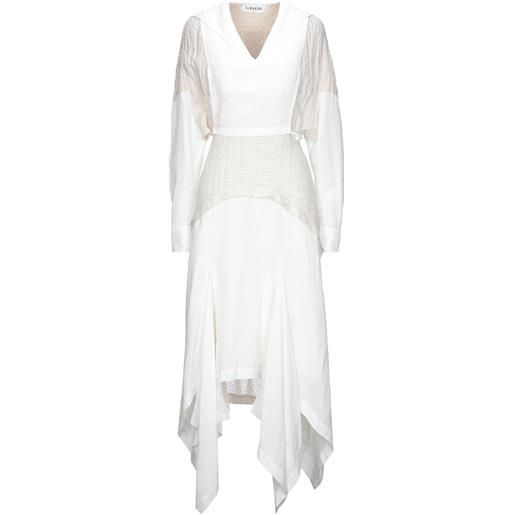 LANVIN - vestito midi - bianco