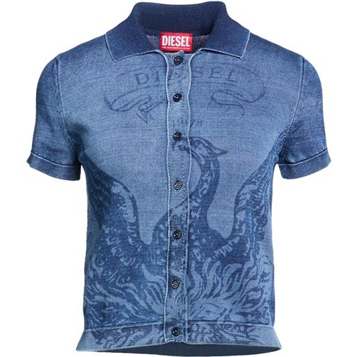 DIESEL - cardigan - blu