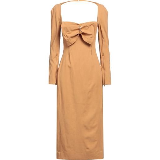 JACQUEMUS - vestito midi - giallo ocra