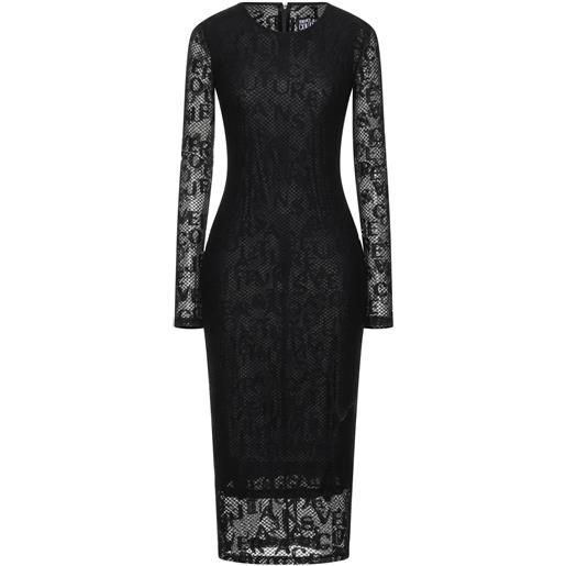 VERSACE JEANS COUTURE - vestito in maglia - nero
