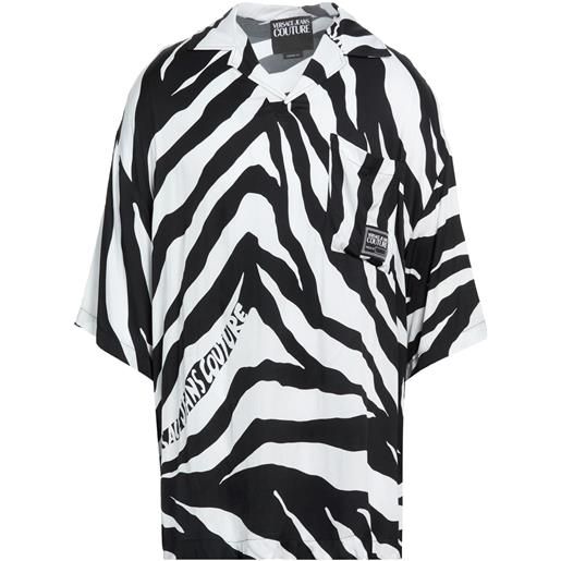 VERSACE JEANS COUTURE - camicia fantasia - bianco