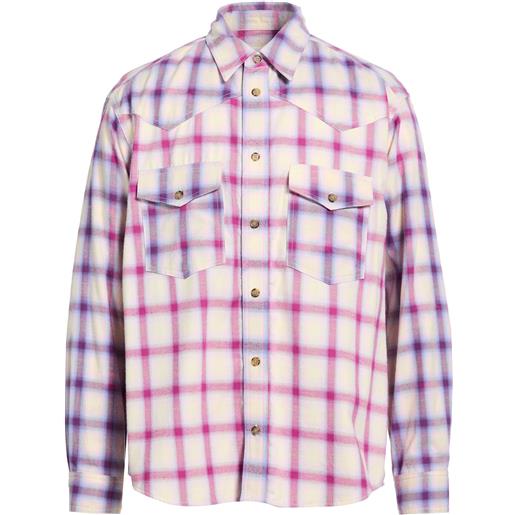 ISABEL MARANT - camicia a quadri - magenta