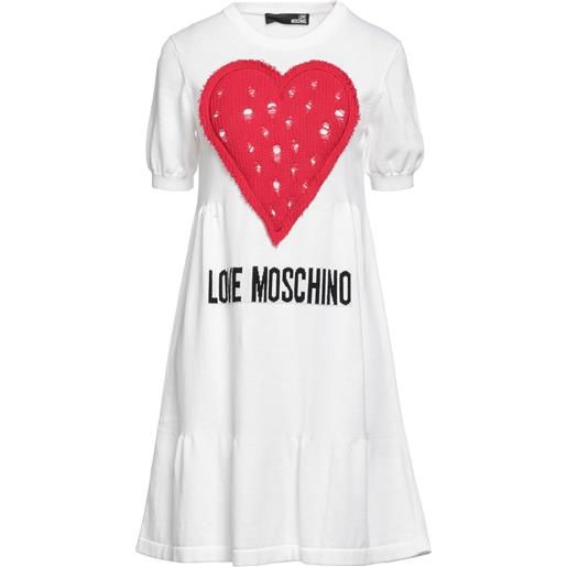 LOVE MOSCHINO - vestito corto - bianco