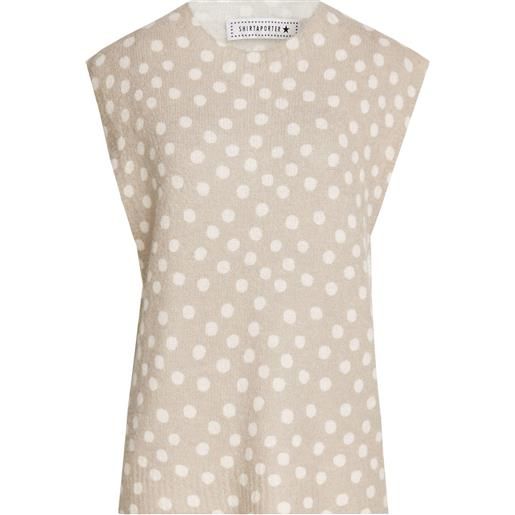 SHIRTAPORTER - maglia gilet - beige