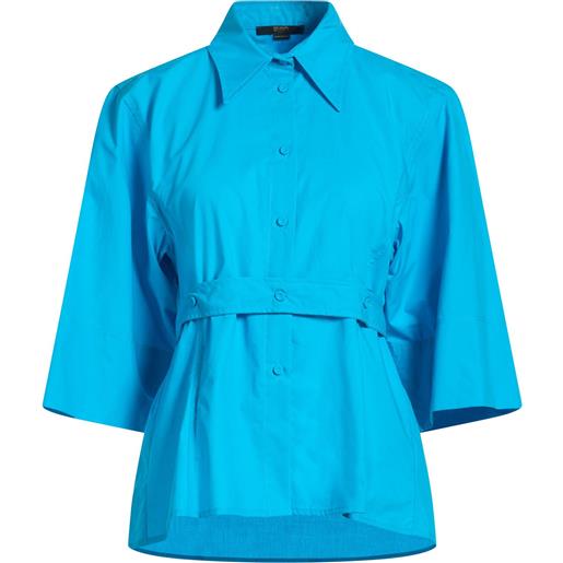 SEVENTY VENEZIA - camicie e bluse tinta unita - azzurro