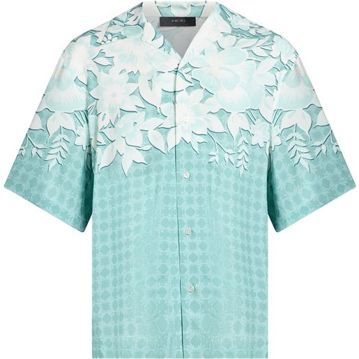 AMIRI - camicia fantasia - turchese