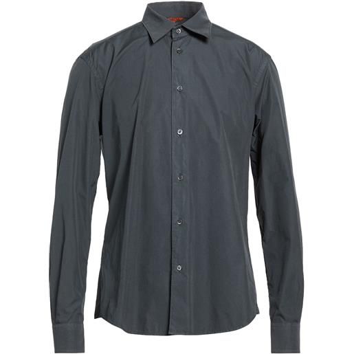 BARENA - camicia regular fit - piombo