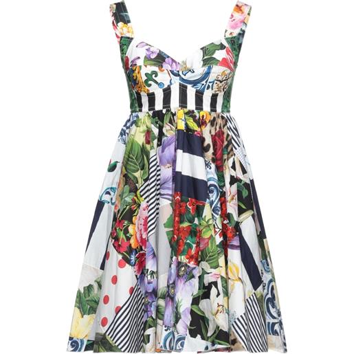 DOLCE&GABBANA - vestito corto - bianco