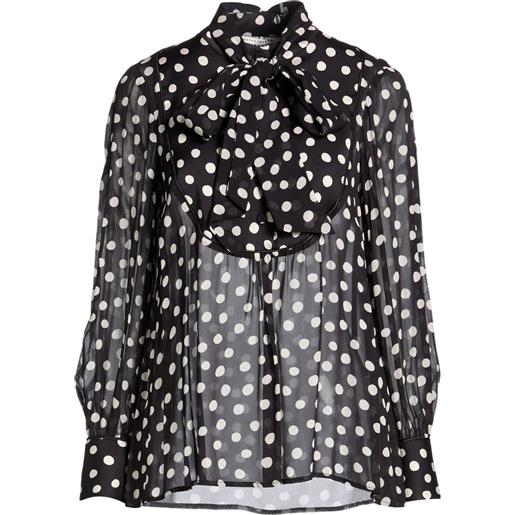 SHIRTAPORTER - camicie e bluse fantasia - nero