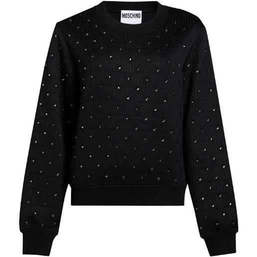 MOSCHINO - felpa - nero