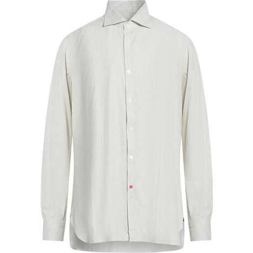 ISAIA - camicia a quadri - grigio