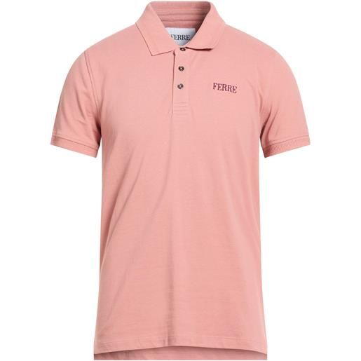 FERRE' - polo - rosa antico