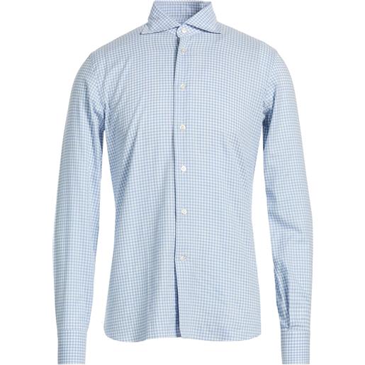 BORRIELLO NAPOLI - camicia slim fit - celeste