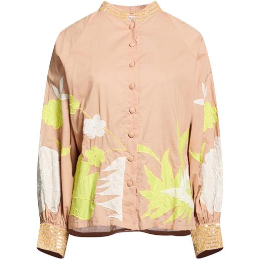 CONNOR & BLAKE - camicie e bluse fantasia - cammello