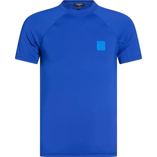 BALMAIN - t-shirt - blu china