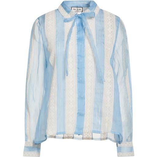 PAUL & JOE - camicie e bluse fantasia - blu chiaro