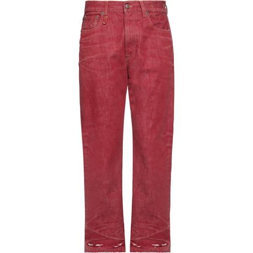 R13 - jeans straight - rosso