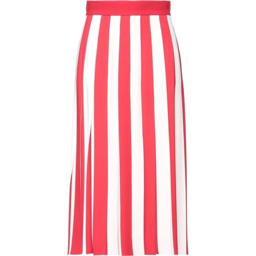 DOLCE&GABBANA - gonna midi - rosso