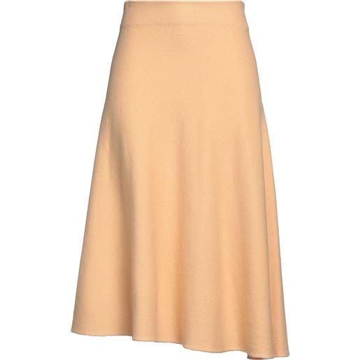 JIL SANDER - gonna midi - albicocca