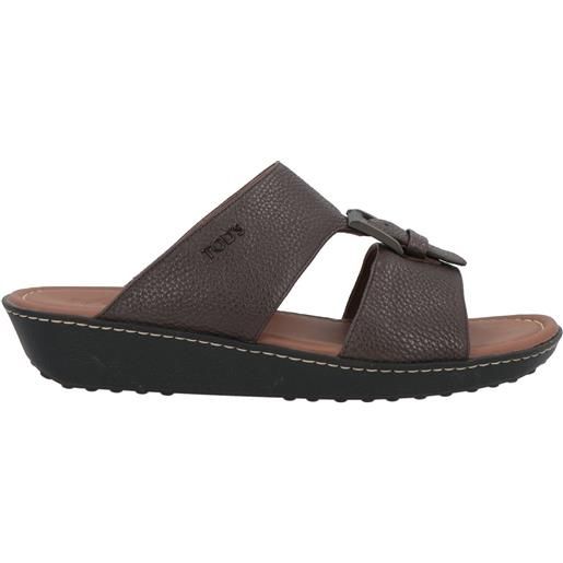TOD'S - sandali - testa di moro