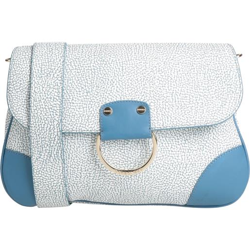 BORBONESE - borsa a tracolla - blu chiaro