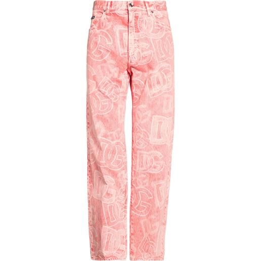 DOLCE&GABBANA - jeans straight - salmone