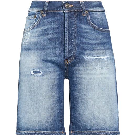 DONDUP - shorts jeans - blu