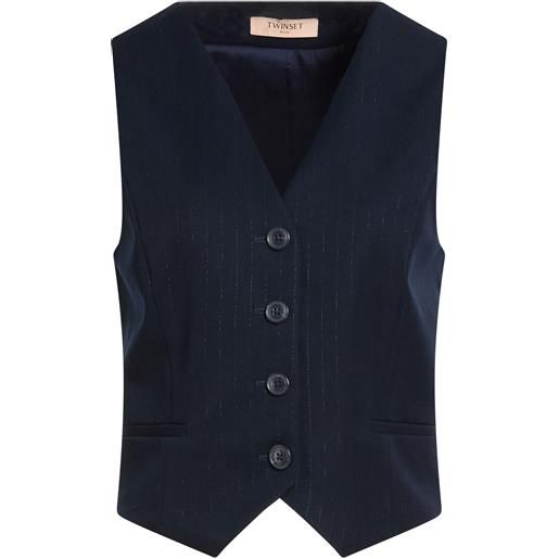 TWINSET - gilet - blu notte