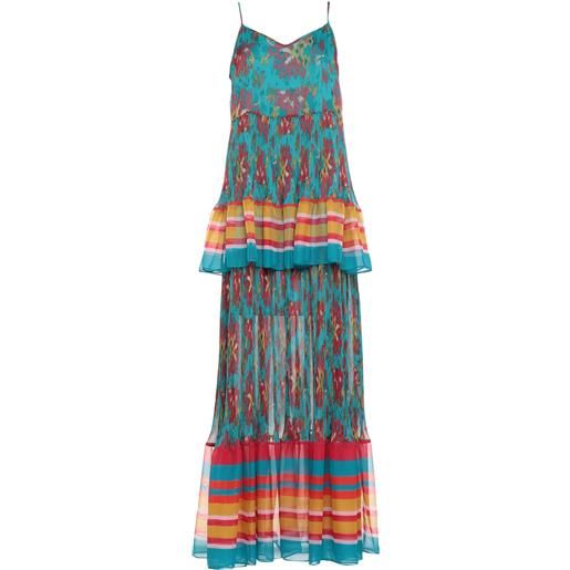 TWINSET - vestito estivo - verde petrolio