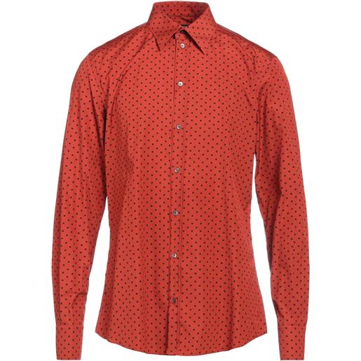 DOLCE&GABBANA - camicia fantasia - ruggine