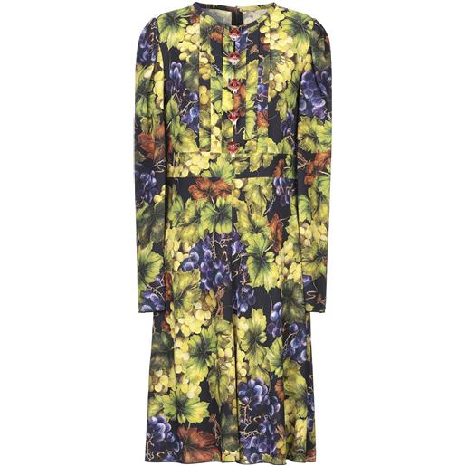 DOLCE&GABBANA - vestito midi - giallo