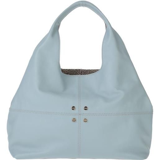 BORBONESE - borsa a mano - celeste
