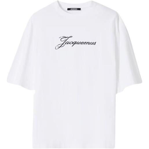Jacquemus t-shirt con logo - bianco