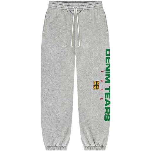 Denim Tears pantaloni sportivi windrush empire 1948 - grigio