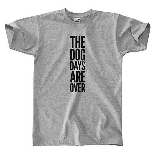 Outsdr uomo unisex the dog days are over t-shirt - black - large