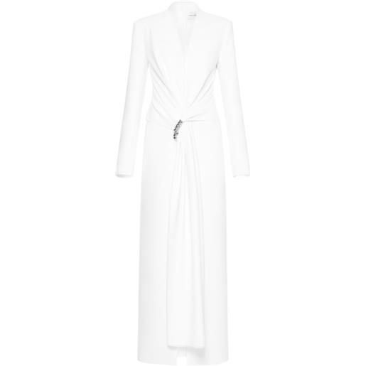 CHATS BY C.DAM cappotto drappeggiato - bianco