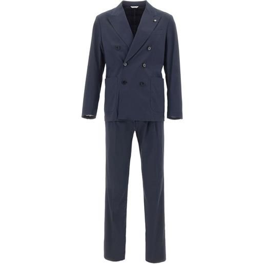 Manuel Ritz completo sartoriale doppiopetto - blu