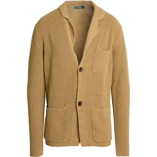 ZANONE - cardigan - sabbia