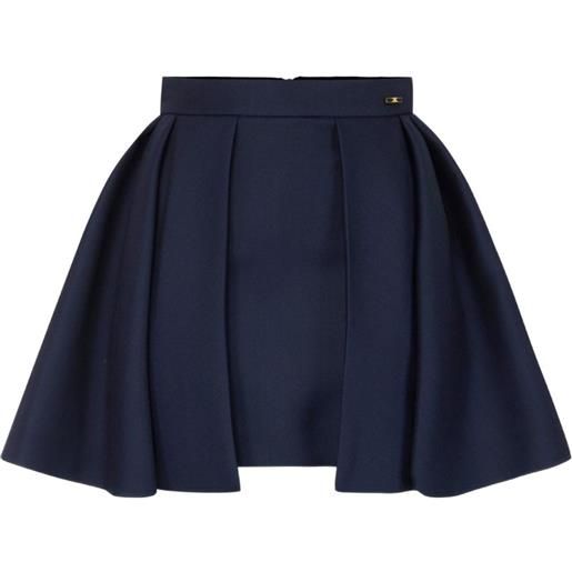 Elisabetta Franchi minigonna in lana - blu