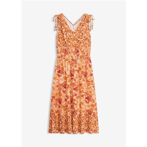 bonprix abito in jersey di viscosa fluida-beige