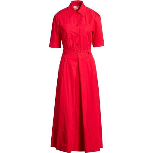 KAOS JEANS - vestito chemisier - rosso