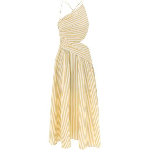 ZIMMERMANN abito a righe - giallo