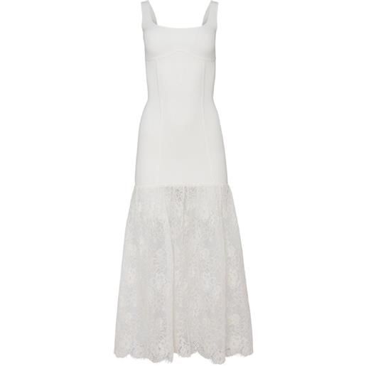 Fleur Du Mal abito lungo jolie - bianco