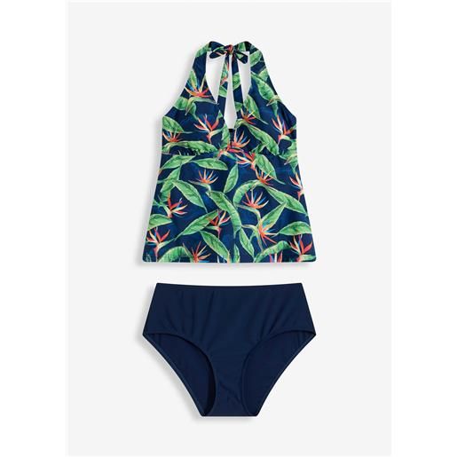 bonprix tankini all'americana (set 2 pezzi)-blu