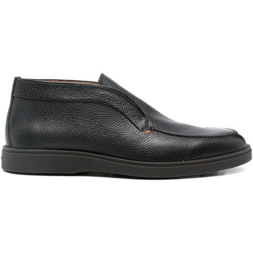 Santoni polacchini in pelle - nero